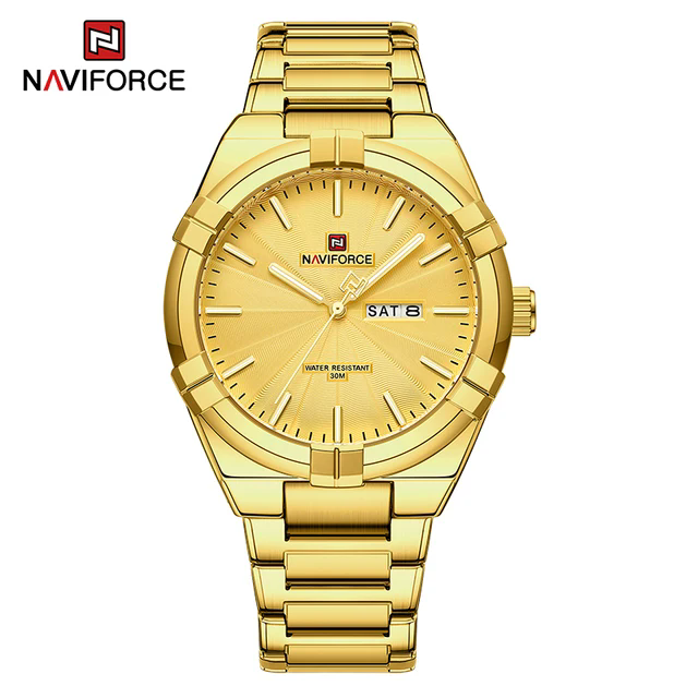 Alta Qualidade NAVIFORCE 9218 Homens Relógio De Pulso Top Marca Homem De Negócios Relógio De Quartzo De Aço Inoxidável Relógio Masculino Original Relojes