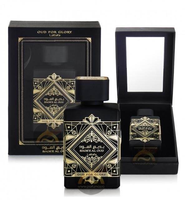 Perfume Badee Al Oud For Glory por Lattafa 100 ML Eau de perfume Para homens Dubai perfumes árabes Emirados Árabes Unidos